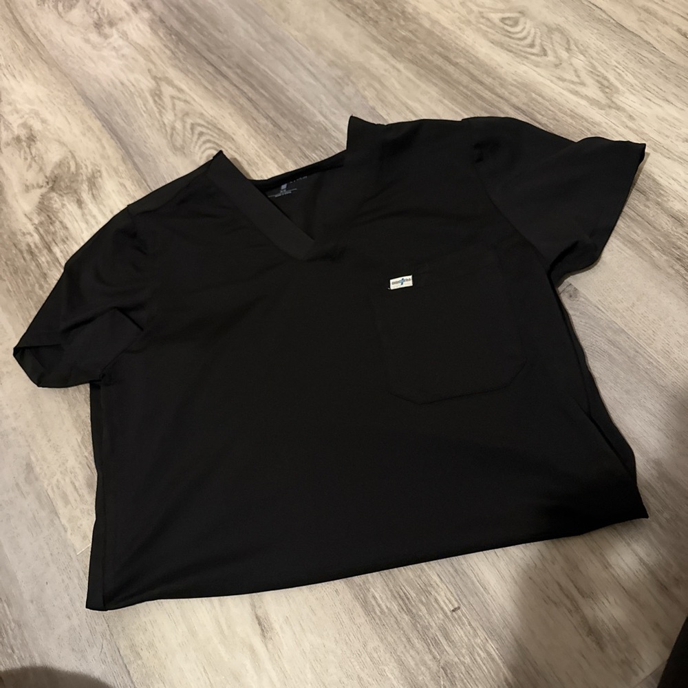 Black Scrub Top
